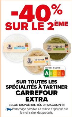 Carrefour - Sur Toutes Les Spécialités À Tartiner Extra offre sur Carrefour Market