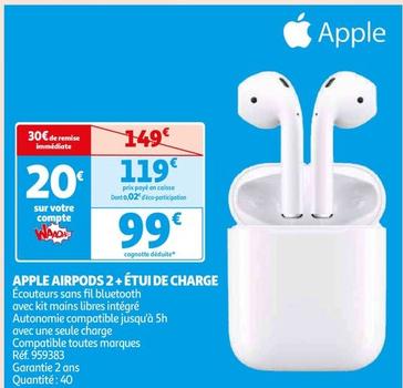 Apple - Airpods 2 + Étui De Charge