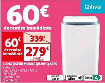 Qilive - Climatiseur Mobile Q.6755
