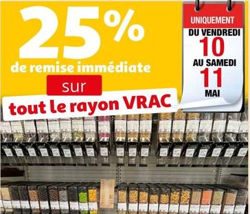 Vrac - Sur Le Rayon  offre sur Auchan Hypermarché