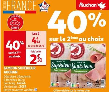 Auchan - Jambon Supérieur