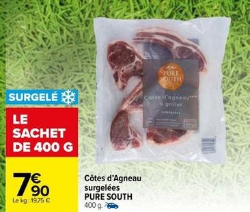 Pure South - Côtes D'Agneau Surgelées  offre à 7,9€ sur Carrefour Market
