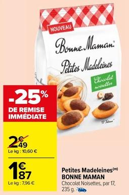 Bonne Maman - Petites Madeleines offre à 1,87€ sur Carrefour Market