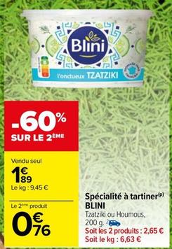 Blini - Spécialité À Tartiner offre à 1,89€ sur Carrefour Market
