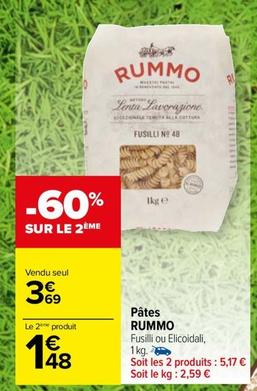  Rummo - Pâtes offre à 3,69€ sur Carrefour Market