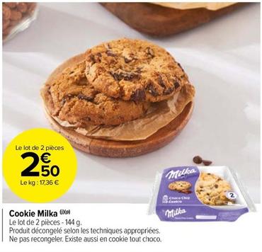 Milka - Cookie offre à 2,5€ sur Carrefour Market
