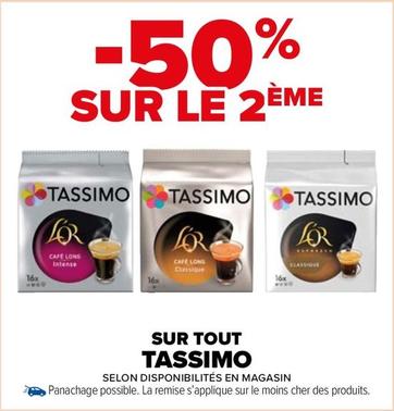 Tassimo - Sur Tout offre sur Carrefour Market