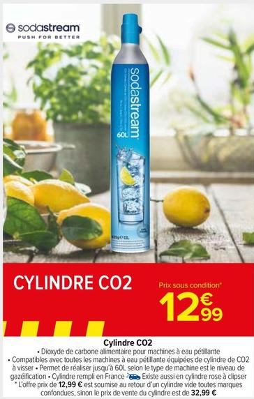 Sodastream - Cylindre Co2 offre à 12,99€ sur Carrefour Market