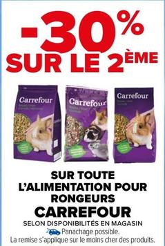 Carrefour - Sur Toute L'alimentation Pour Rongeurs offre sur Carrefour Market