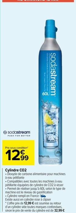 Sodastream - Cylindre Co2 offre à 12,99€ sur Carrefour Market