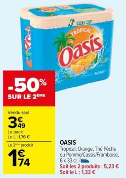 Oasis - Tropical offre à 3,49€ sur Carrefour Market