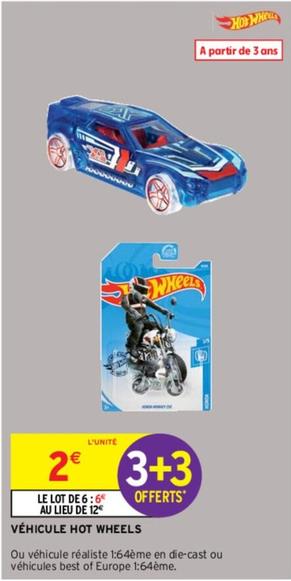 Hot Wheels - Véhicule offre à 2€ sur Intermarché Contact