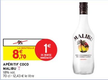 Malibu - Apéritif Coco  offre à 8,7€ sur Intermarché Contact