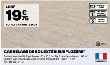 Carrelage sol offre à 19,75€ sur Brico Dépôt