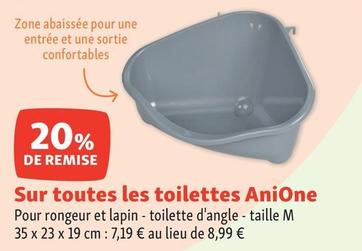 Anione - Sur Toutes Les Toilettes  offre à 7,19€ sur Maxi Zoo