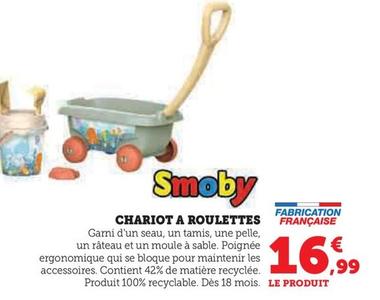 Smoby - Chariot A Roulettes