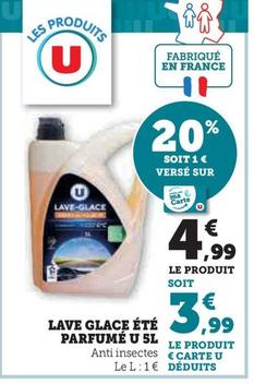 U - Lave Glace Été Parfumé 5l offre à 4,99€ sur Hyper U