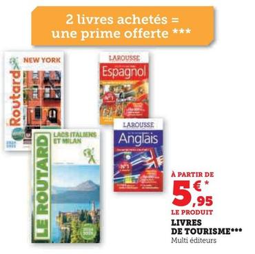 Larousse - Livres De Tourisme offre à 5,95€ sur Hyper U