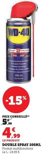 WD-40 - Double Spray offre à 4,99€ sur Hyper U