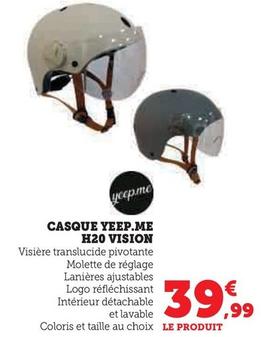 Casque Yeep.me H20 Vision offre à 39,99€ sur Hyper U