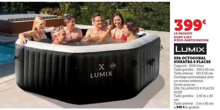 Lumix - Spa Octogonal Sumatra 6 Places offre à 399€ sur Hyper U