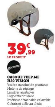 Yeep.Me - Casque H20 Vision  offre à 39,99€ sur Hyper U