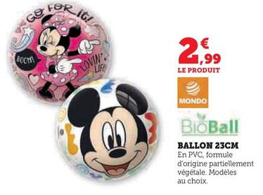 Bioball - Ballon 23cm offre à 2,99€ sur Super U