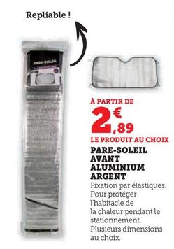 Pare-soleil Avant Aluminium Argent offre à 2,89€ sur Super U