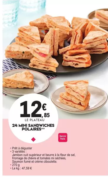 24 Mini Sandwiches Polaires offre à 12,85€ sur E.Leclerc