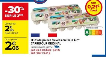Carrefour - Œufs De Poules Élevées En Plein Air offre à 2,95€ sur Carrefour Contact
