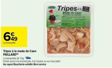 Tripes offre à 6,49€ sur Carrefour Contact