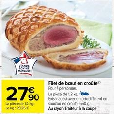 Filet De Boeuf En Croûte offre à 27,9€ sur Carrefour Contact