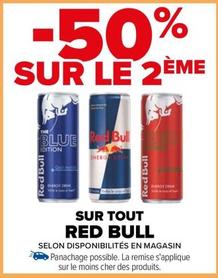 Red Bull - Sur Tout offre sur Carrefour Contact