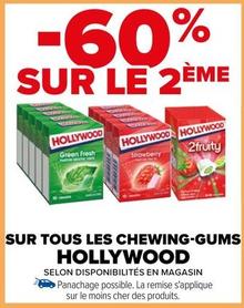 Hollywood - Sur Tous Les Chewing-gums offre sur Carrefour Contact