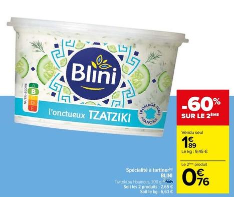 Blini - Spécialité À Tartiner offre à 1,89€ sur Carrefour Contact