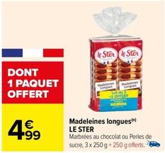 Le Ster - Madeleines Longues offre à 4,99€ sur Carrefour Contact