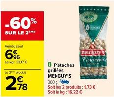 Pistaches offre à 6,95€ sur Carrefour Contact