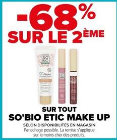 So'Bio Etic Make Up - Sur Tout  offre sur Carrefour Contact
