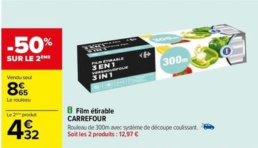 Film étirable d'emballage offre à 8,65€ sur Carrefour Contact