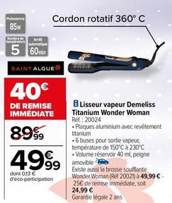 Lisseur offre à 49,99€ sur Carrefour Contact