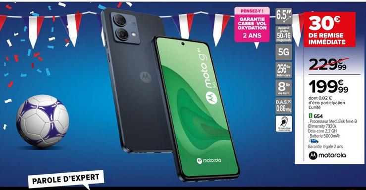 Motorola - G54 offre à 199,99€ sur Carrefour Contact