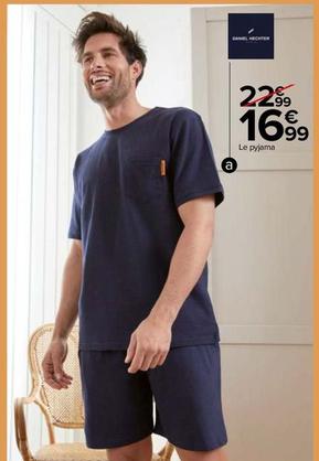 Pyjama Court Homme offre à 16,99€ sur Carrefour Contact
