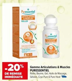 Puressentiel - Gamme Articulation & Muscles  offre sur Carrefour Contact