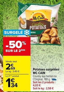 Mccain - Potatoes Surgelées offre à 2,69€ sur Carrefour Contact