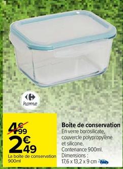 Boîte De Conservation offre à 2,49€ sur Carrefour Contact