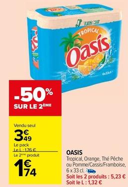 Oasis - Tropical offre à 3,49€ sur Carrefour Contact