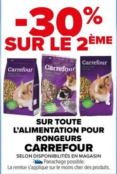Carrefour - Sur Toute L'Alimentation Pour Rongeurs offre sur Carrefour Contact