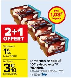 Viennois - Le Viennois De Nestlé Offre Découverte offre à 1,03€ sur Carrefour Drive