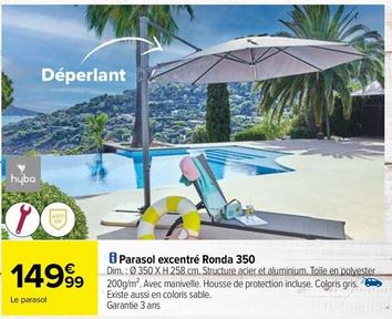 Hyba - Parasol Excentré Ronda 350 offre à 149,99€ sur Carrefour Drive