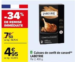 Confit de canard offre à 4,95€ sur Carrefour Drive